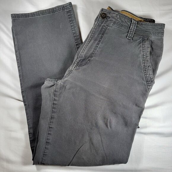 G.H. Bass & Co. Pants Mens 32x30 Gray Casual Workwear Carpenter Utility Pockets - Picture 1 of 9